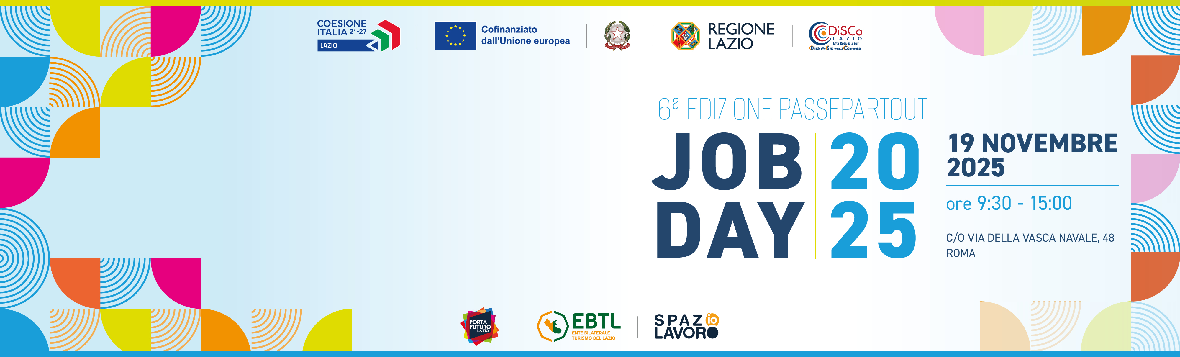 Job Day Passepartout 2025 - Roma Vasca Navale VI edizione