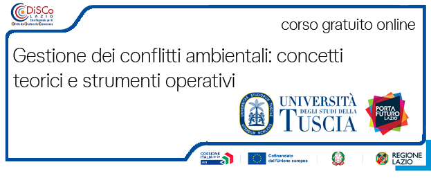 Gestione dei conflitti ambientali: concetti teorici e strumenti operativi