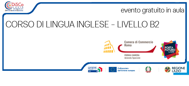 CORSO DI LINGUA INGLESE – LIVELLO B2